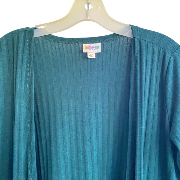 LulaRoe Long Sleeve Pockets Sweater Forest Green Size EXTRA SMALL - Picture 2 of 3